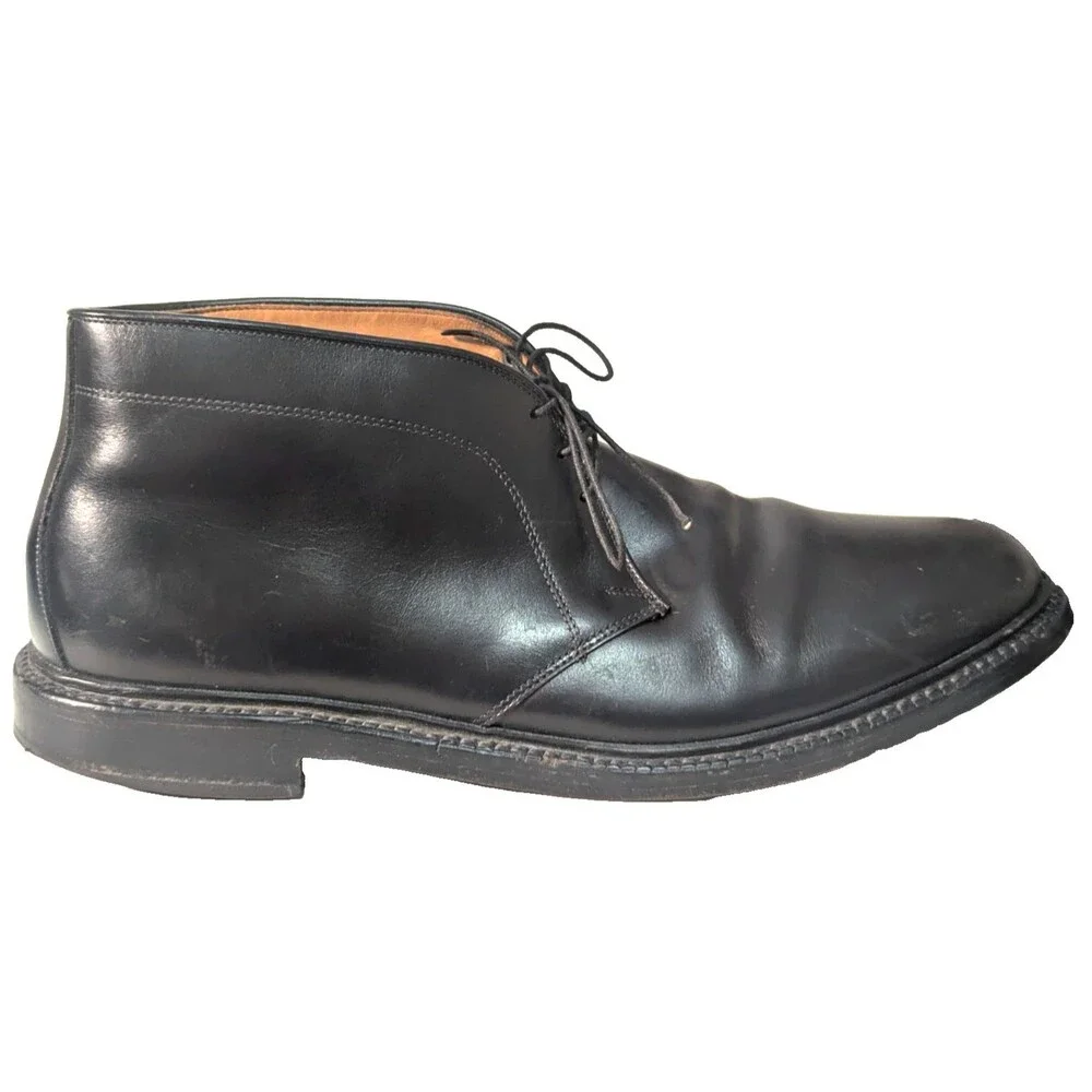Vintage 90's Allen Edmonds Dundee Men's Chukka Boots 13B Black